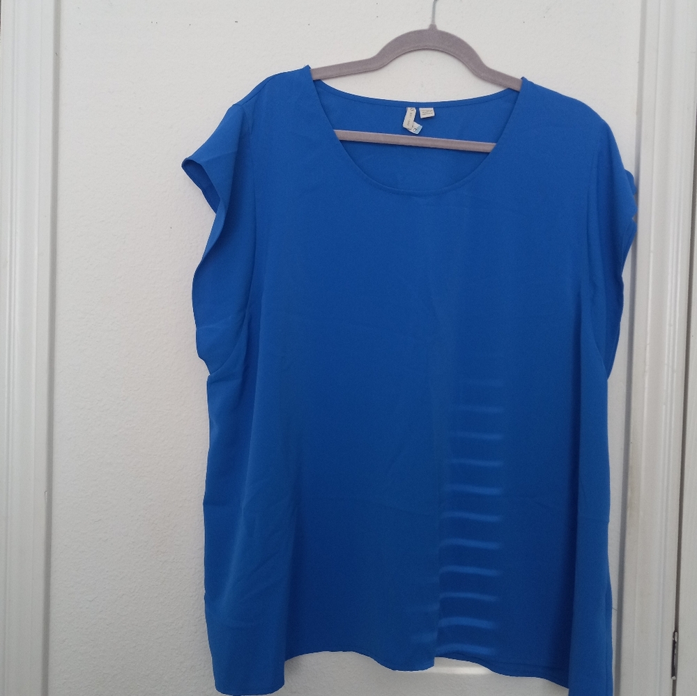 Cato Vibrant Blue Women's Blouse